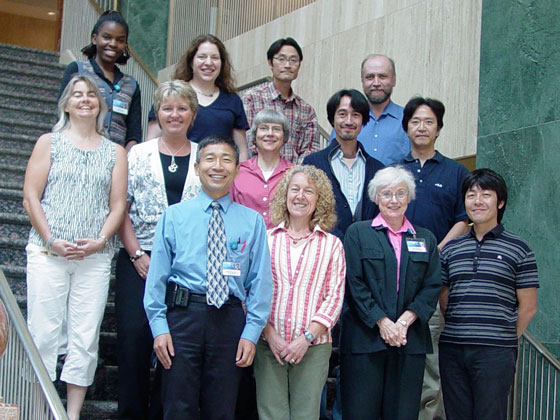 2010 group photo of Dr. Kita's lab.