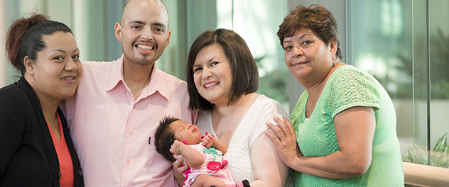 Three-generational family