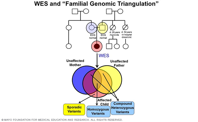 Depiction of whole-exome sequencing and familial genomic triangulation-based new gene discovery