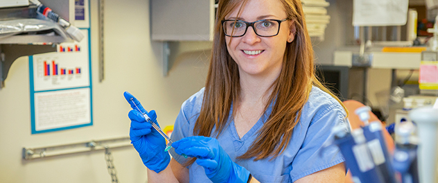 Researcher in Dr. Lanza's Muscle Physiology and Metabolism Laboratory