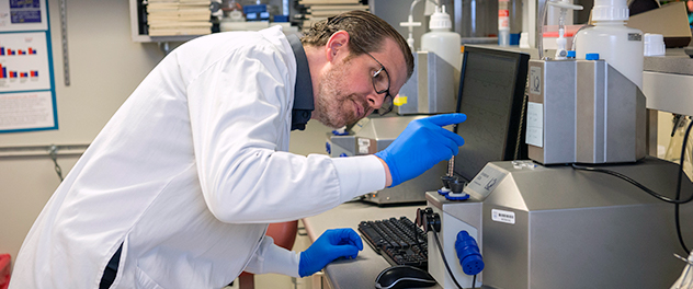 Researcher in Dr. Lanza's Muscle Physiology and Metabolism Laboratory