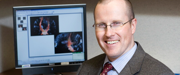 Ian F. Parney, M.D., Ph.D., in the Department of Neurology at Mayo Clinic focusing on neuro-oncology research.