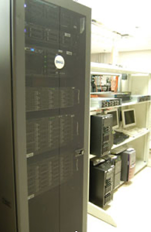 Photo of a server room