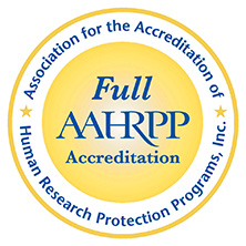 Full AAHRPP Accreditation