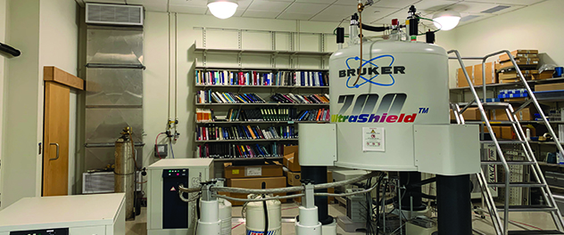 NMR spectrometer in the Structural Biology Core