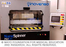 Mayo Clinic Biomaterials and Histomorphometry Core Inovenso NanoSpinner PilotLine Electrospinner