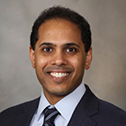Head and shoulders photograph of Vinay Chandrasekhara, M.D.