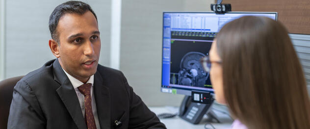 Image showing a woman physician talking with a woman patient